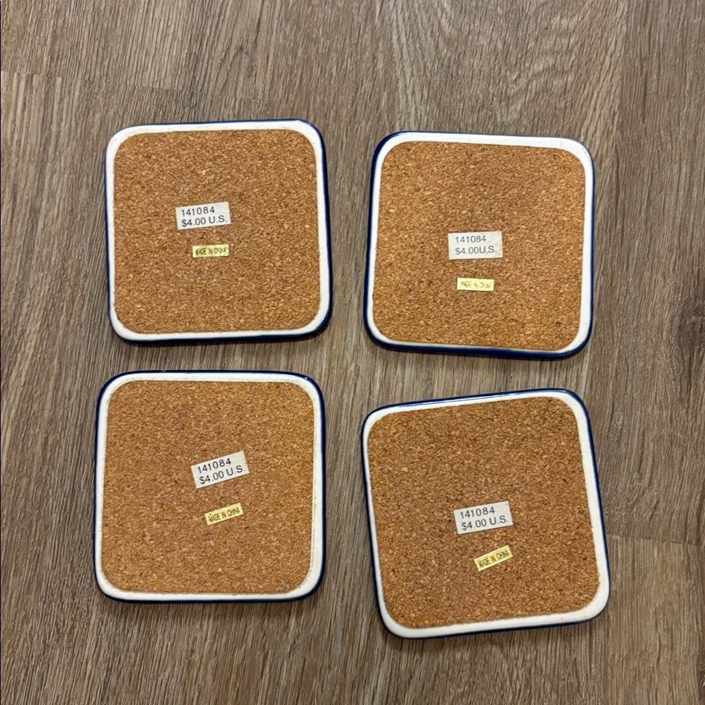 Starbucks Deep Blue Ceramic Coaster Collection - Picture 2 of 3